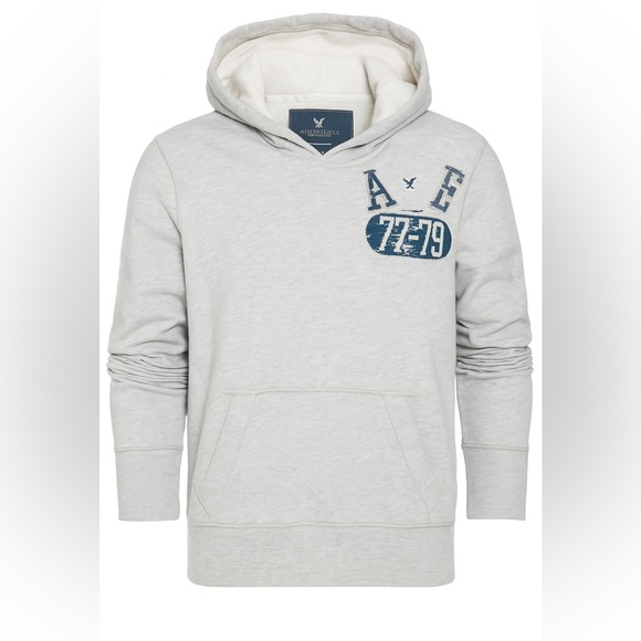 American Eagle Outfitters Other - AMERICAN EAGLE OUTFITTERS vintage “EAGLE FLEECE” thermal lined hoodie size XS